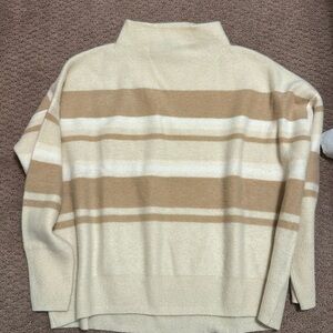 Vince mock neck cashmere sweater
